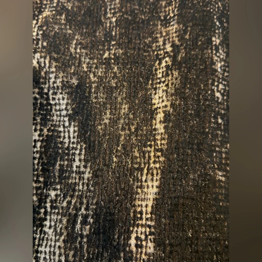 Calvin Klein Brown Velour Maxi Skirt with Elastic Waist Size Medium